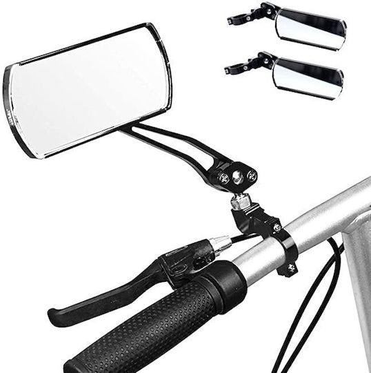 Motorcycle Mirrors 2 Pieces Gray