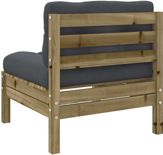vidaXL Garden & Outdoor Furniture Sets Living Room Set 9 Pieces Anthracite with Pillows