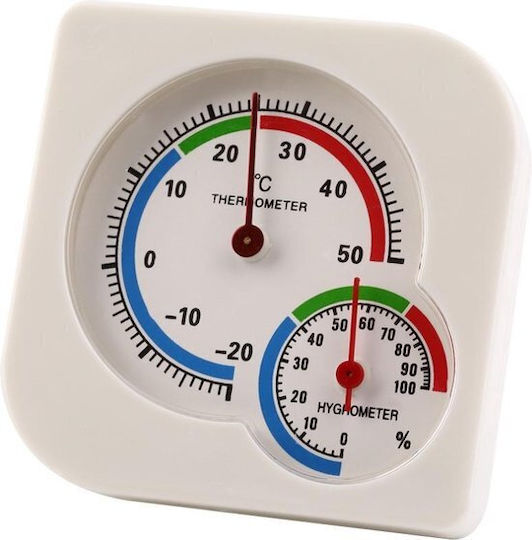 Analog Thermometer & Hygrometer for Indoor Use