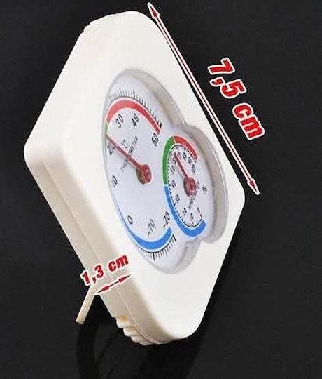 Analog Thermometer & Hygrometer for Indoor Use