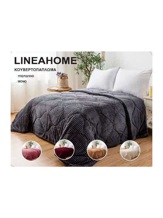 Linea Home Duvet Cover Double 210x230cm Beige