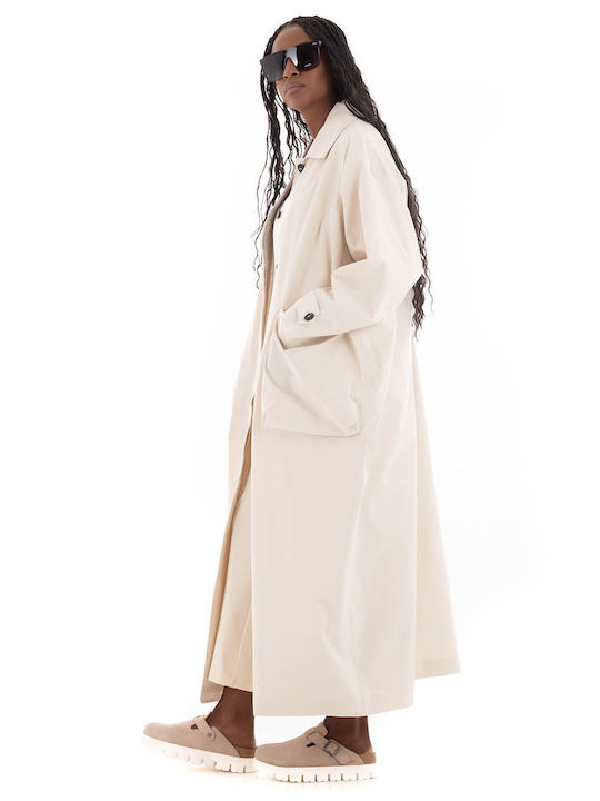 Save The Duck Women's Coat Beige