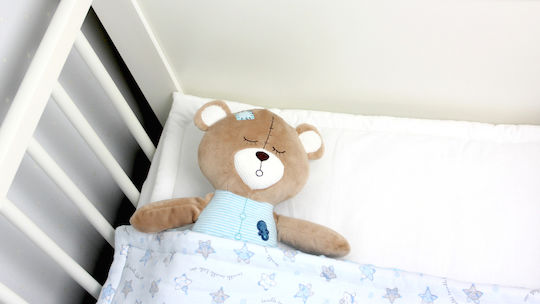 Lucas Teddy Bear Zola Blue Overalls 30 Cm