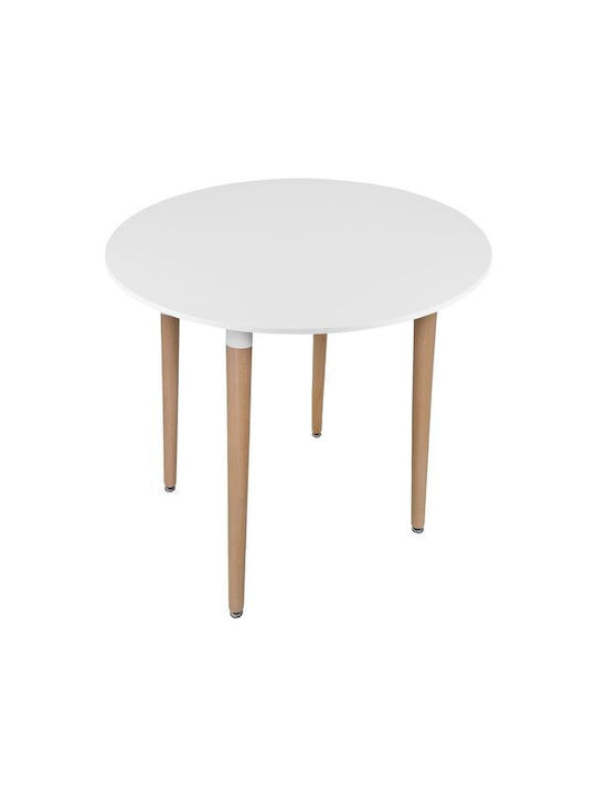 Masă Bucătărie Lemnoasă White 80x74buc