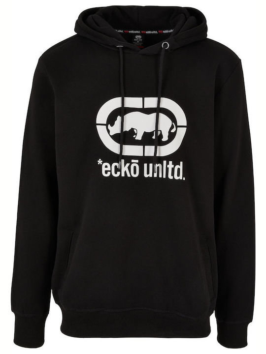 Ecko Unltd Ανδρικό Φούτερ με Κουκούλα Black