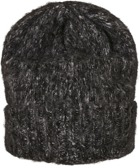 Beanie Unisex Σκούφος με Rib Πλέξη σε Γκρι χρώμα