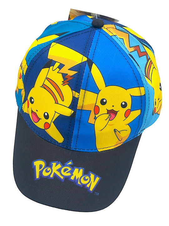 Disney Palarie Copii Jockey Tesatura Pokemon Albastru