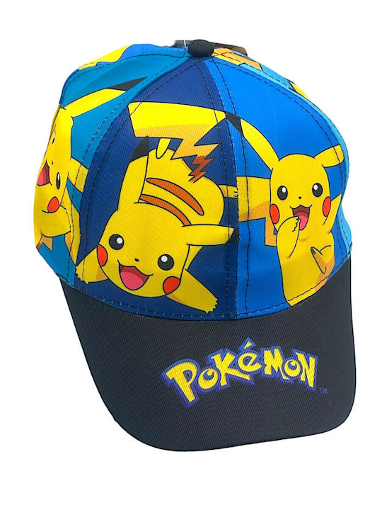 Disney Palarie Copii Jockey Tesatura Pokemon Albastru