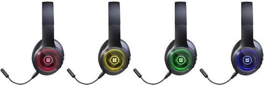 Defender Freemotion Drahtlos Auf dem Ohr Multimedia-Headsets mit Mikrofon und Verbindung Bluetooth / USB-C in Grün Farbe