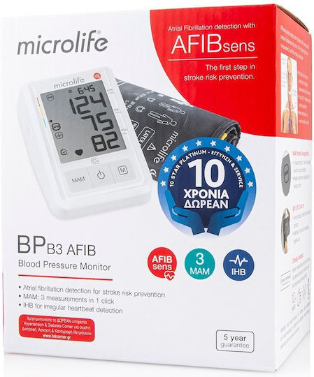Microlife BP B3 Afib Digital Blutdruckmessgerät Oberarm