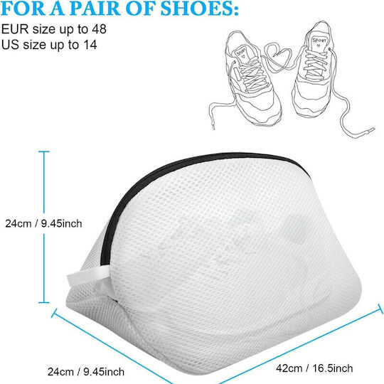 Schuhtasche Weiß