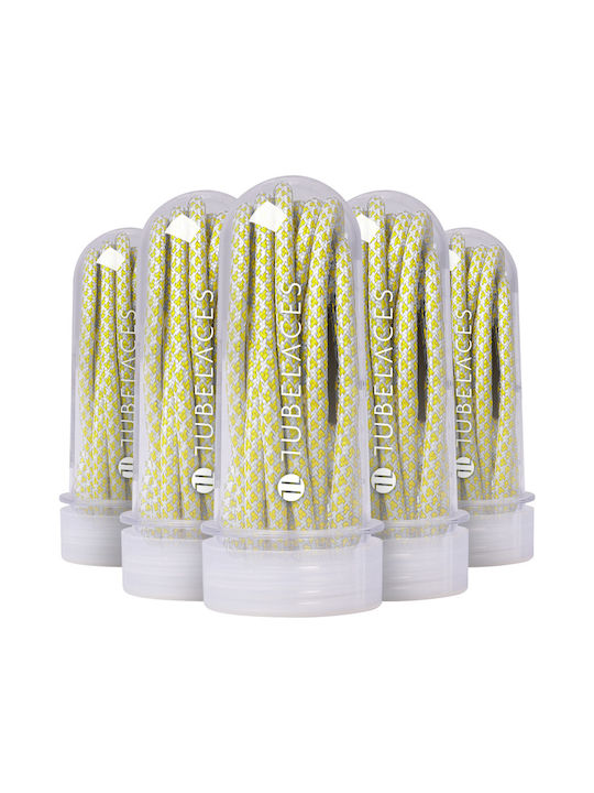 Tubelaces Shoelaces White 5pcs