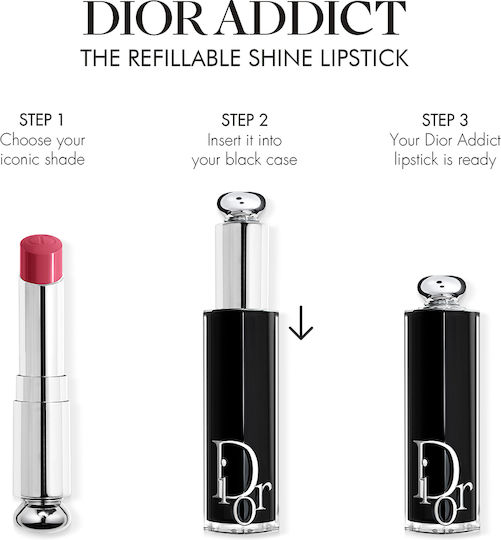 Dior Addict Shine Κραγιόν Refill 546 Dolce Vita 3.2gr