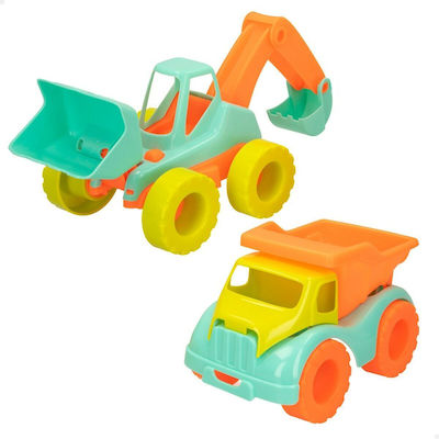 Colorbaby Beach Truck Set with Accessories 11cm 2pcs