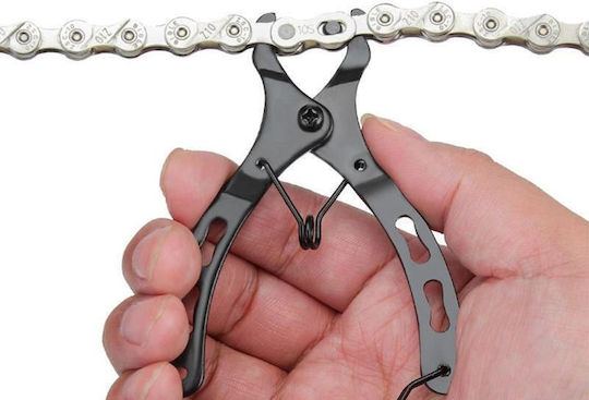 Fahrradkettenklemme zur Befestigung und Entriegelung, Zola, rutschfester Griff, schwarz