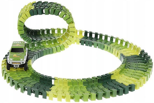 Dinosaur Ride Zola Flexible Parts 2 Dinosaurs 1 Small Car Bridge Maximum Length 216 Cm 15