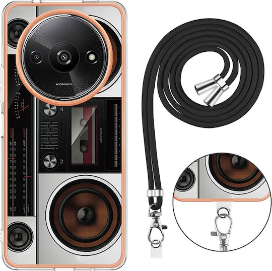 Redmi A3 Back Cover Silicone with Strap (Xiaomi Redmi A3)