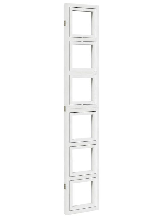 vidaXL Dekorativer Raumteiler Hölzernes mit 3 Paneelen 105x220cm