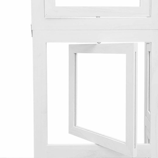 vidaXL Decorative Room Divider Wooden with 3 Panels 105x160cm