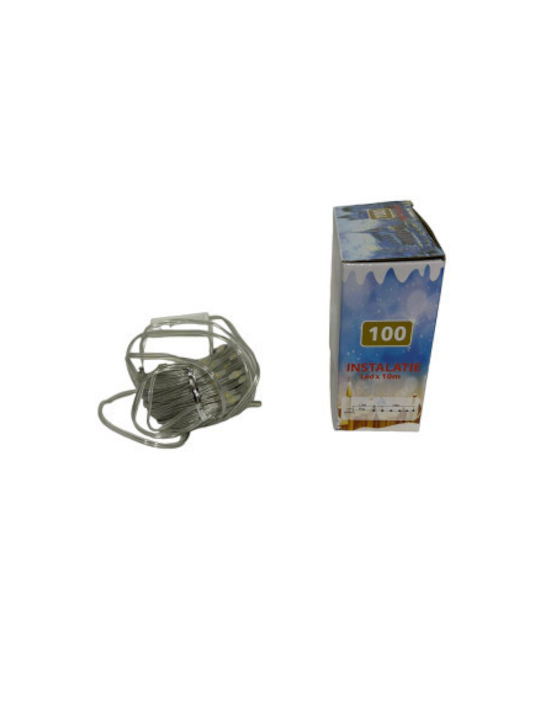 100 Λαμπάκια LED 10μ. Μπλε σε Σειρά