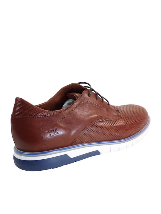 Men's Leather Casual Shoes Tabac Brown