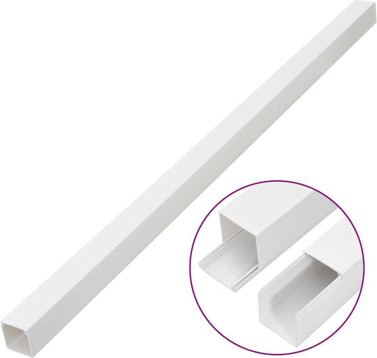 Vidaxl Cable Channel 50 X 25 mm 30 M PVC