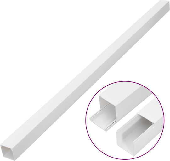Vidaxl Cable Channel 40 X 25 mm 30 m PVC
