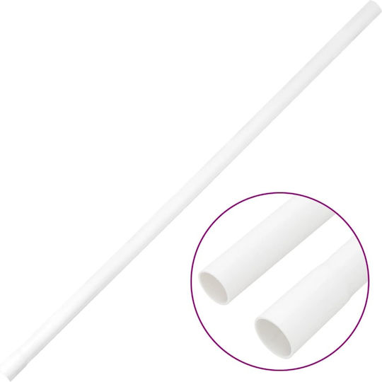 Vidaxl Κανάλι Καλωδίων Κλιπ Ø25 Χιλ 30 Μ Pvc