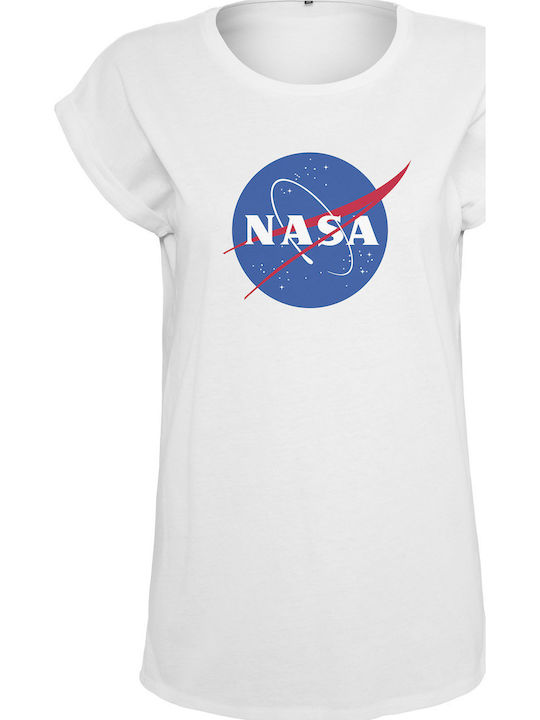Miss Tee Nasa T-shirt Λευκό Βαμβακερό