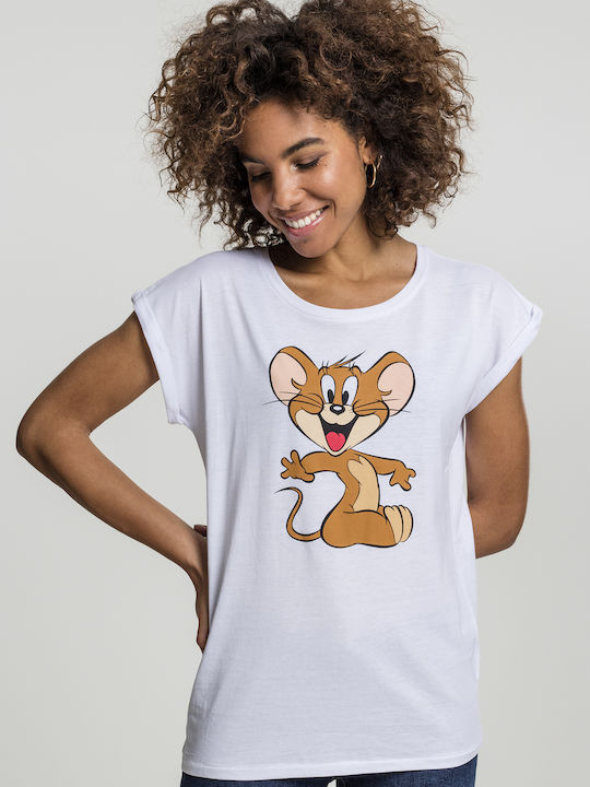 Merchcode T-shirt Weiß Baumwolle