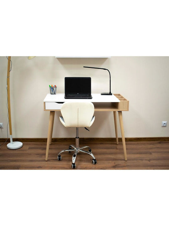 Rotating Chair Visitor in Gray Color 47.5x55.5x84.5cm 1pcs