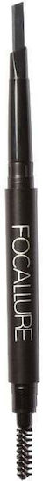 Creion de sprâncene Focallure Auto Brows Pen 01 Gri Închis