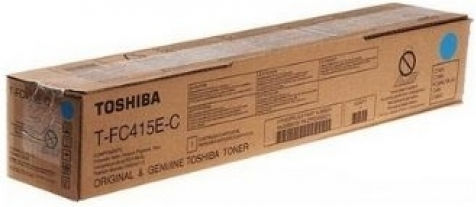 Toshiba T-FC415EC Γνήσιο Toner Laser Εκτυπωτή Κυανό (6AJ00000285)