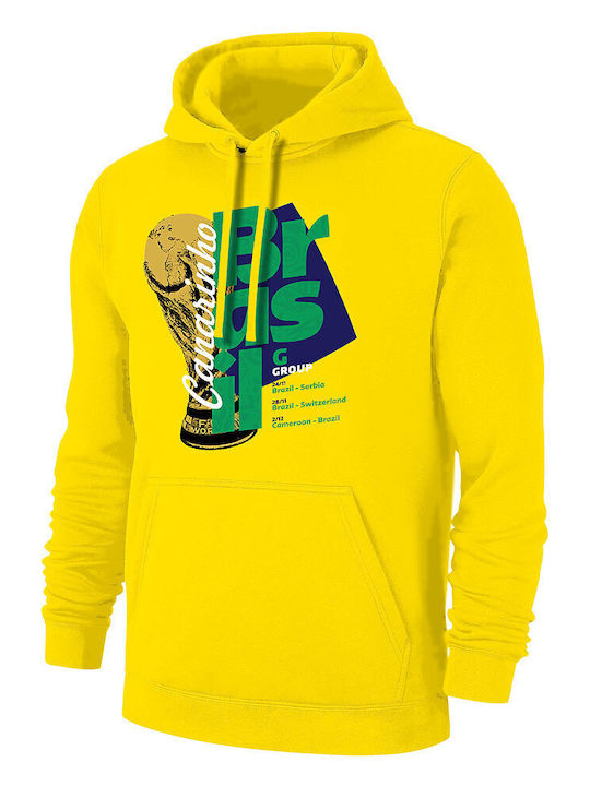 Sportarena Βραζιλία Wc2022 Hoodie Yellow