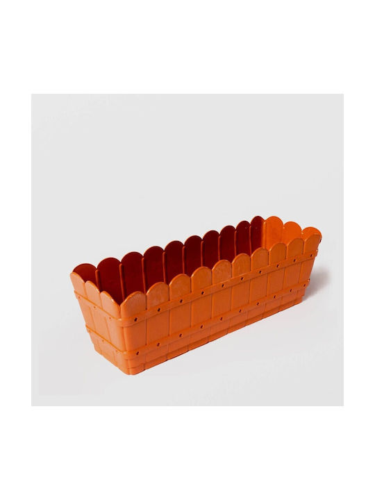 Sterk Γλάστρα Πλαστική Καφέ 60x12x13.5εκ.