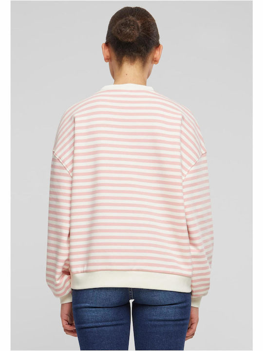 Ladies Μακρύ Γυναικείο Φούτερ Lemonade pink / white sand
