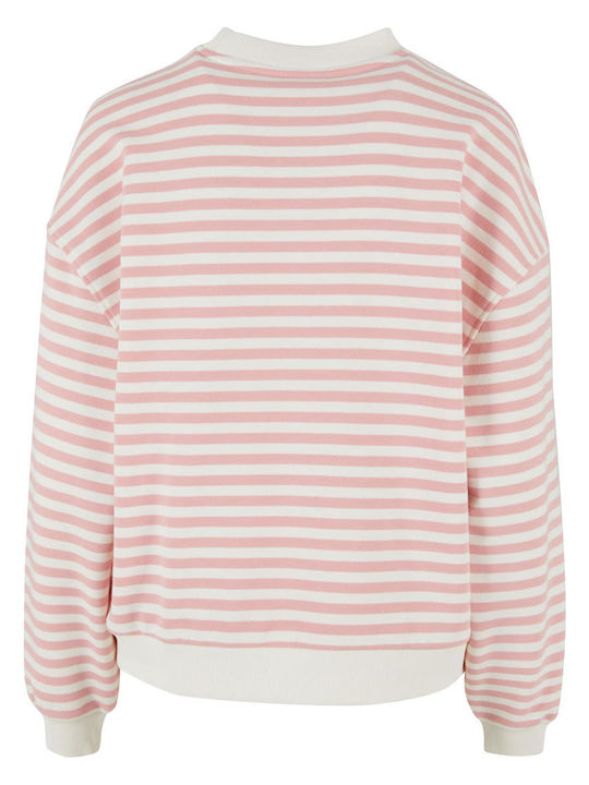 Ladies Μακρύ Γυναικείο Φούτερ Lemonade pink / white sand