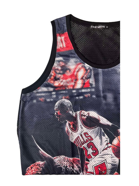 Maieu pentru bărbați Jordan Bulls Kp4714-negru