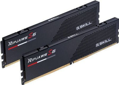 G.Skill Ripjaws S5 48GB DDR5 RAM cu 2 module (2x24GB) și Viteză 5200 pentru Desktop