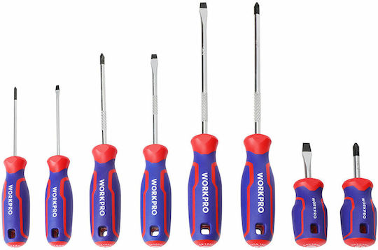 WorkPro Set 8 Magnetic Screwdrivers