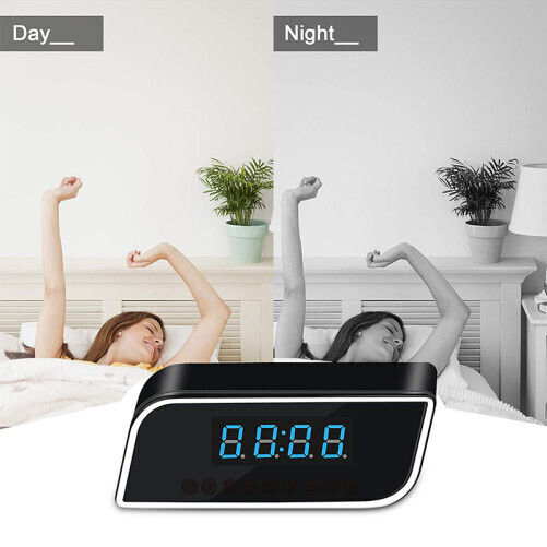 Hidden Camera WiFi Clock 8MP with Memory Card Slot