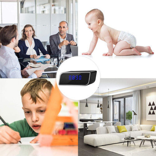 Hidden Camera WiFi Clock 8MP with Memory Card Slot
