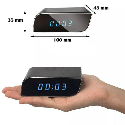 Hidden Camera WiFi Clock 8MP with Memory Card Slot