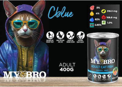 my BRO Wet Food for Kittens in Can with Fish, Chicken and Lamb 400gr