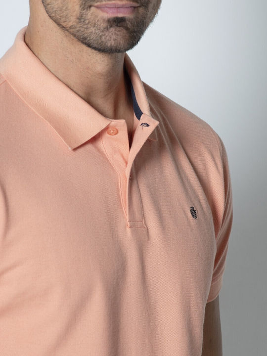 Polo Short Sleeve Blouse Orange