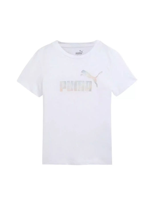 Puma Kinder-T-Shirt Weiß