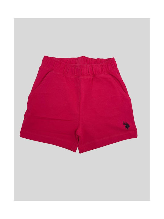 U.S. Polo Assn. Șort/Bermude pentru copii din material textil Fuchsia