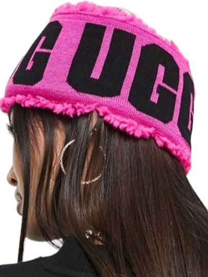 Γυναικείο Headband Πλεκτό σε Φούξια χρώμα