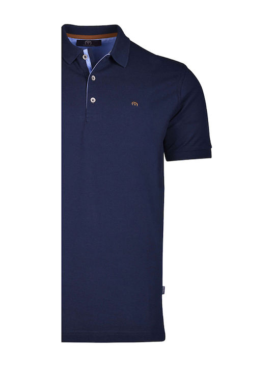 Makis Tselios Fashion Men's Blouse Polo dark blue