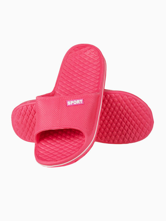 The Shoemart Papuci de plajă în Fuchsia Culore